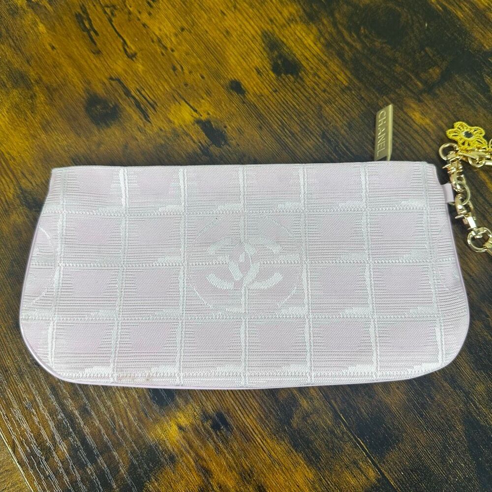 Chanel CC Travel Line Accessory Pouch‎ Bag Cosmetics Credit Cards - Picture 2 of 16